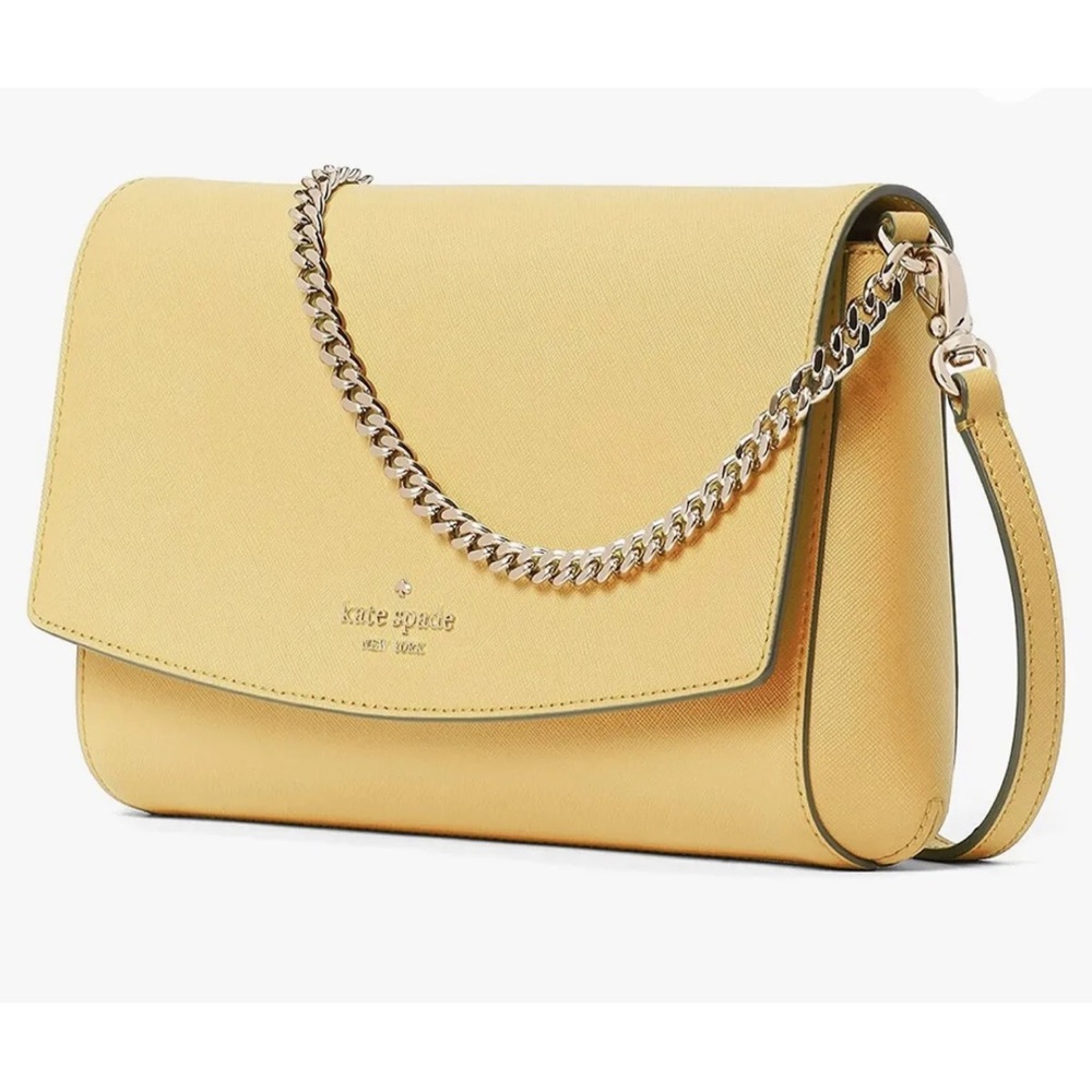 NWT Kate Spade New York Laurel Way Greer Crossbody Shoulder Bag Daybreak Yellow